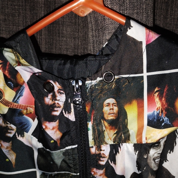 Bob Marley windbreaker jacket - Picture 2 of 10